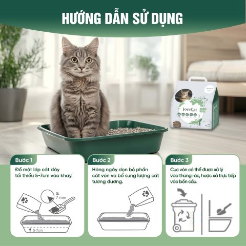 Cát giấy vón cục Joe's Cat