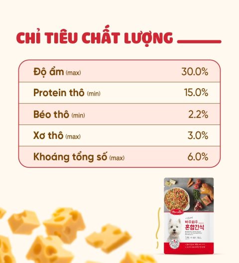 Snack hỗn hợp cho chó