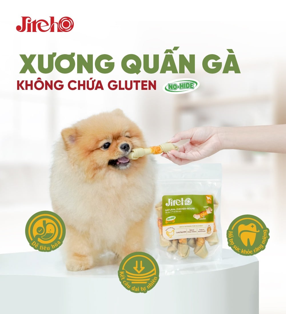 Xương quấn gà không chứa Gluten